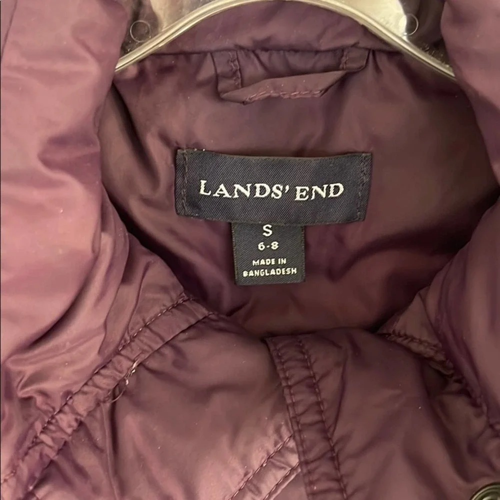 Ladies Lands’ End Down Puffer Vest Size S - Picture 2 of 7